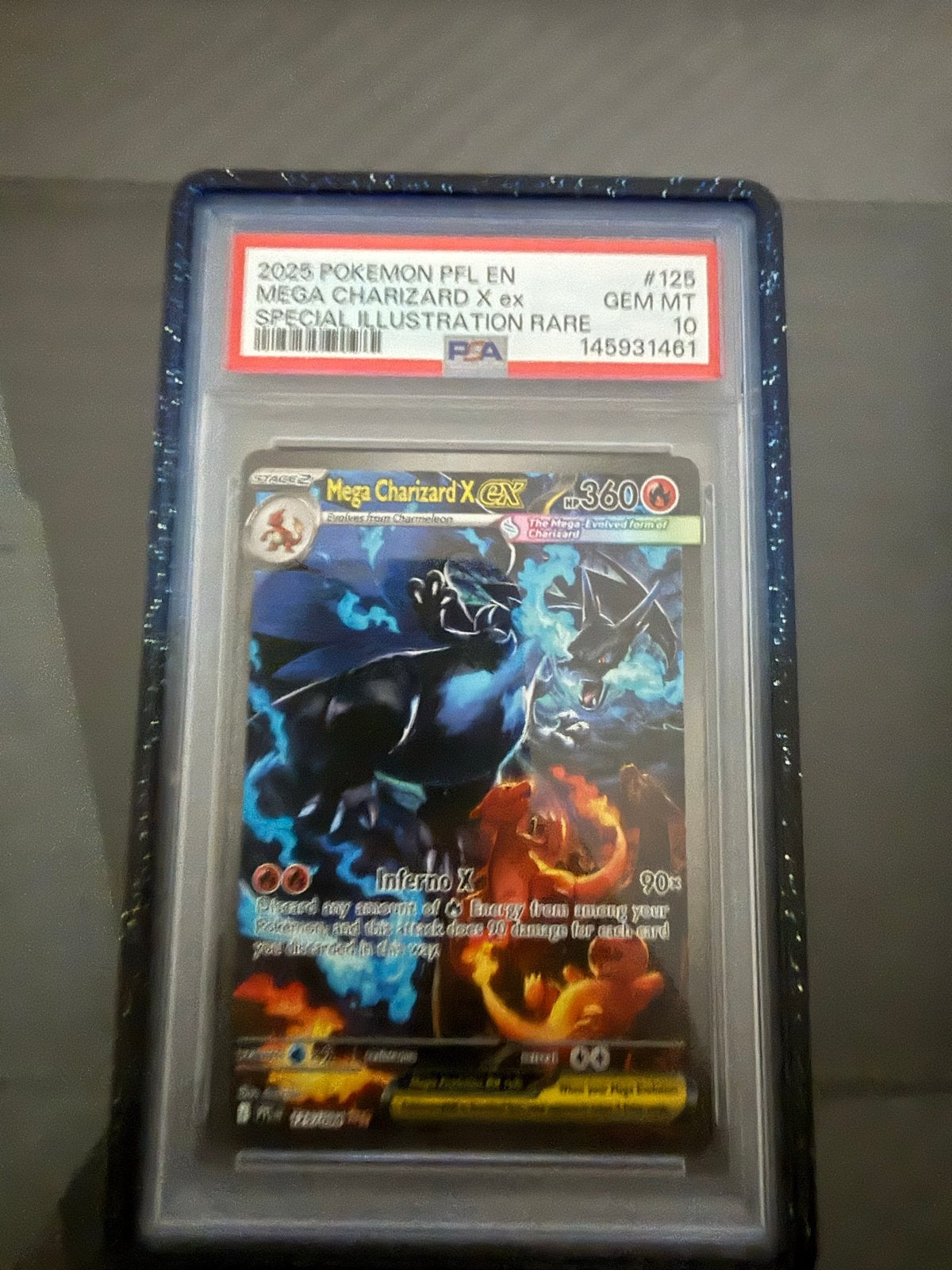 Pokémon Mega Charizard X ex Special Illustration Rare PSA 10, Ophalen, Nieuw, Losse kaart