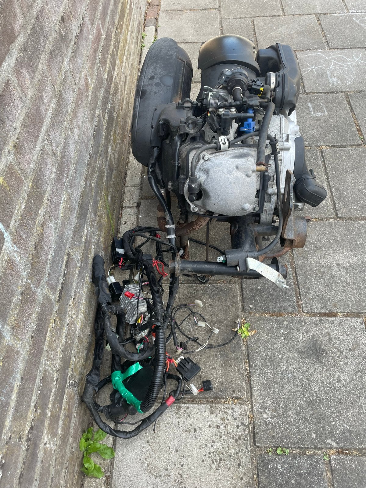 Piaggio Zip Injectie Motorblok - Bouwjaar 2018, Ophalen, Gebruikt, Blok, Piaggio