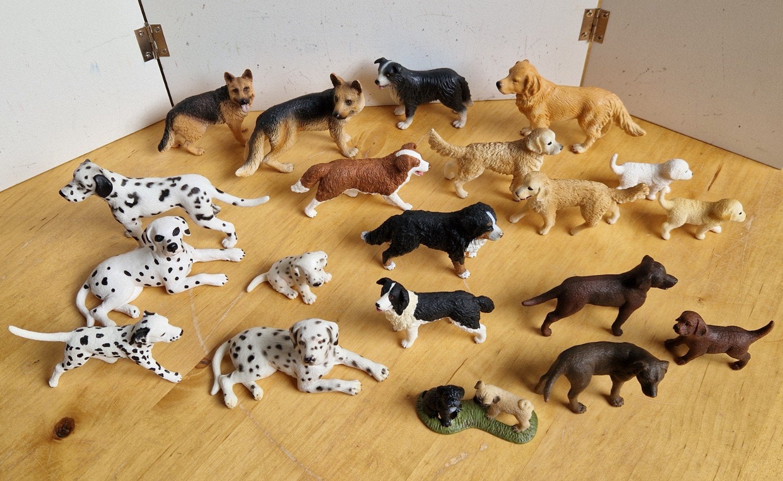 Schleich honden, Ophalen of Verzenden, Zo goed als nieuw, Hond of Kat, Beeldje of Figuurtje
