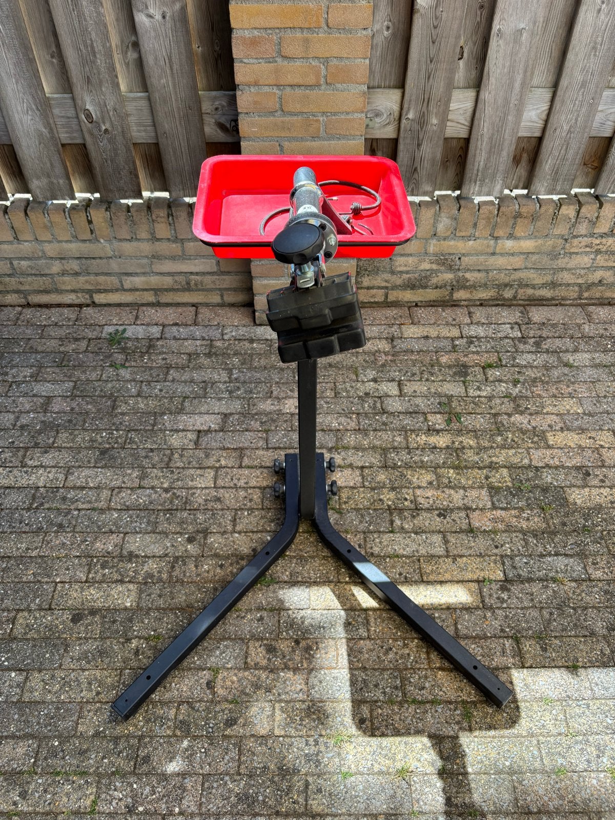 Kettler fietsmontagestandaard met gereedschapsbak, Fietsen en Brommers, Ophalen of Verzenden, Gebruikt, Overig gereedschap