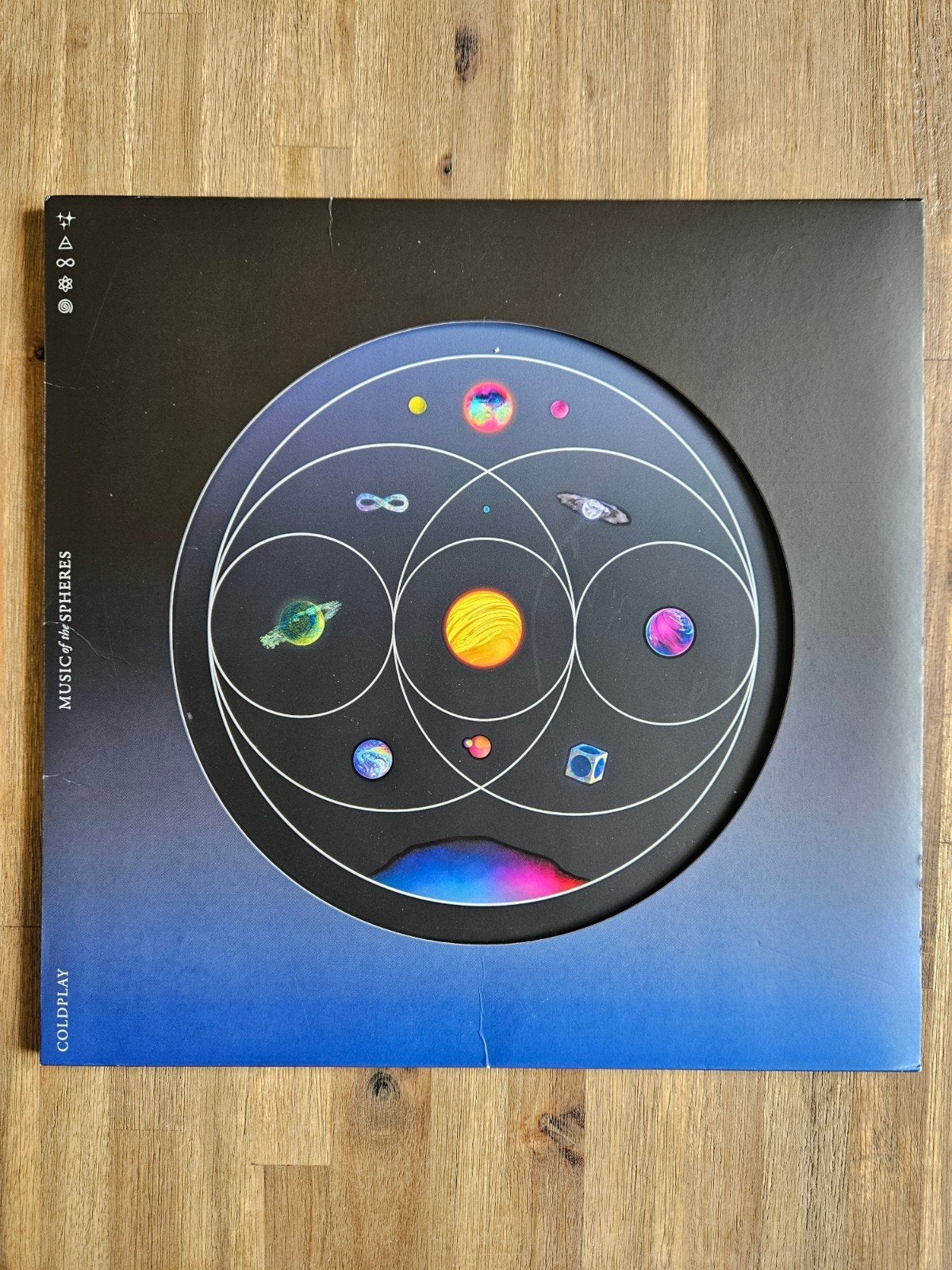 Lp Coldplay - Music of the Spheres, Ophalen of Verzenden, Zo goed als nieuw, Beschermende buitenhoes, 12 inch
