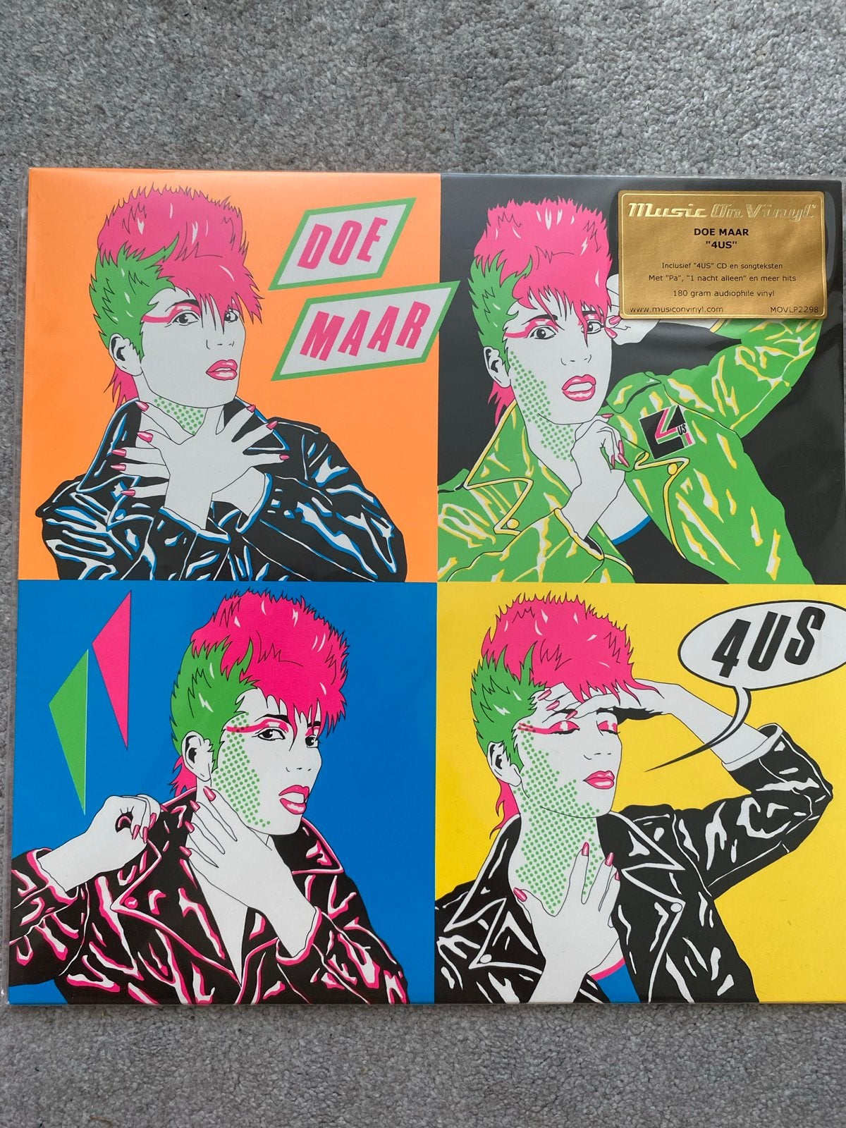 Doe Maar - 4US, Doris Day en de Bom, Cd's en Dvd's, Vinyl | Nederlandstalig, Gebruikt, 1980 - 1989, Ophalen of Verzenden, Pop