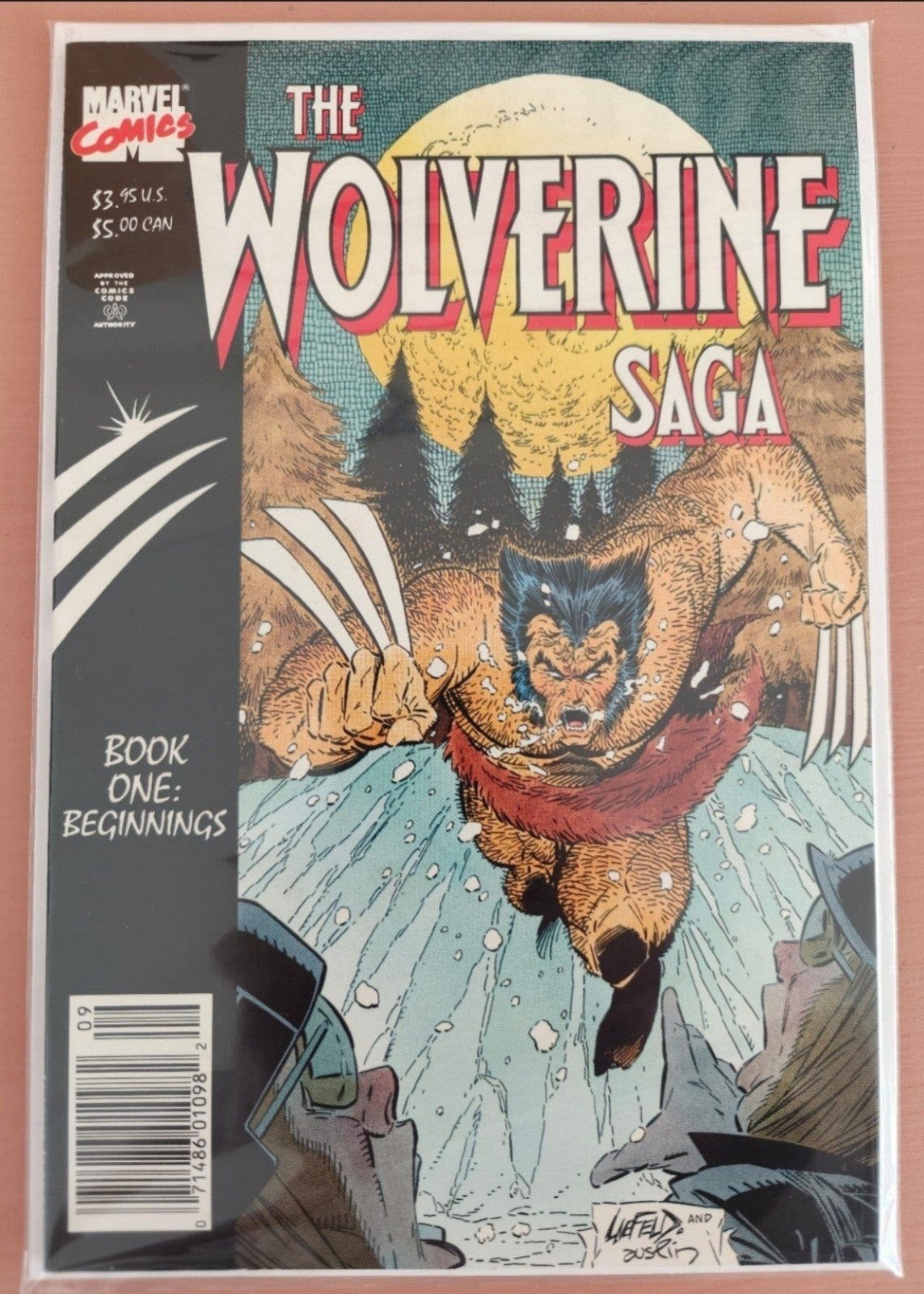 The Wolverine Saga: Book one TPB (1989), Eén comic, Amerika, Marvel Comics, Ophalen of Verzenden