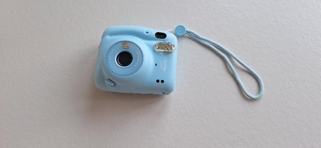 Instax Mini 11 Instant Camera - Sky Blue, Compact, Ophalen of Verzenden, Zo goed als nieuw, Fuji