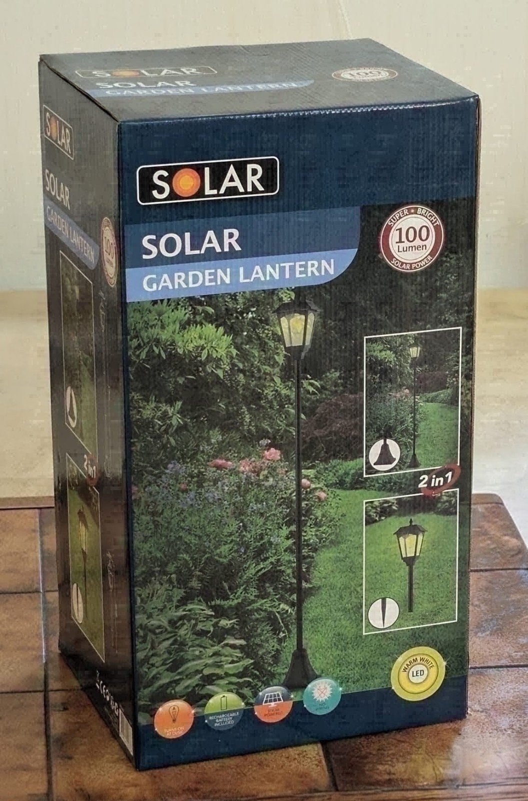 2x Solar tuinlantaarn – verstelbare hoogte – nieuw, Ophalen, Zonne-energie, Kunststof, Minder dan 50 watt