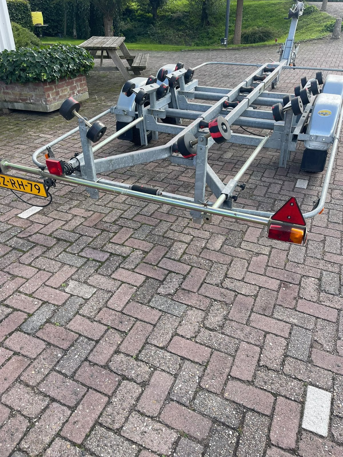 RIBA boottrailer tandemasser 2600 kg – 7 meter, Watersport en Boten, Ophalen, Overige typen