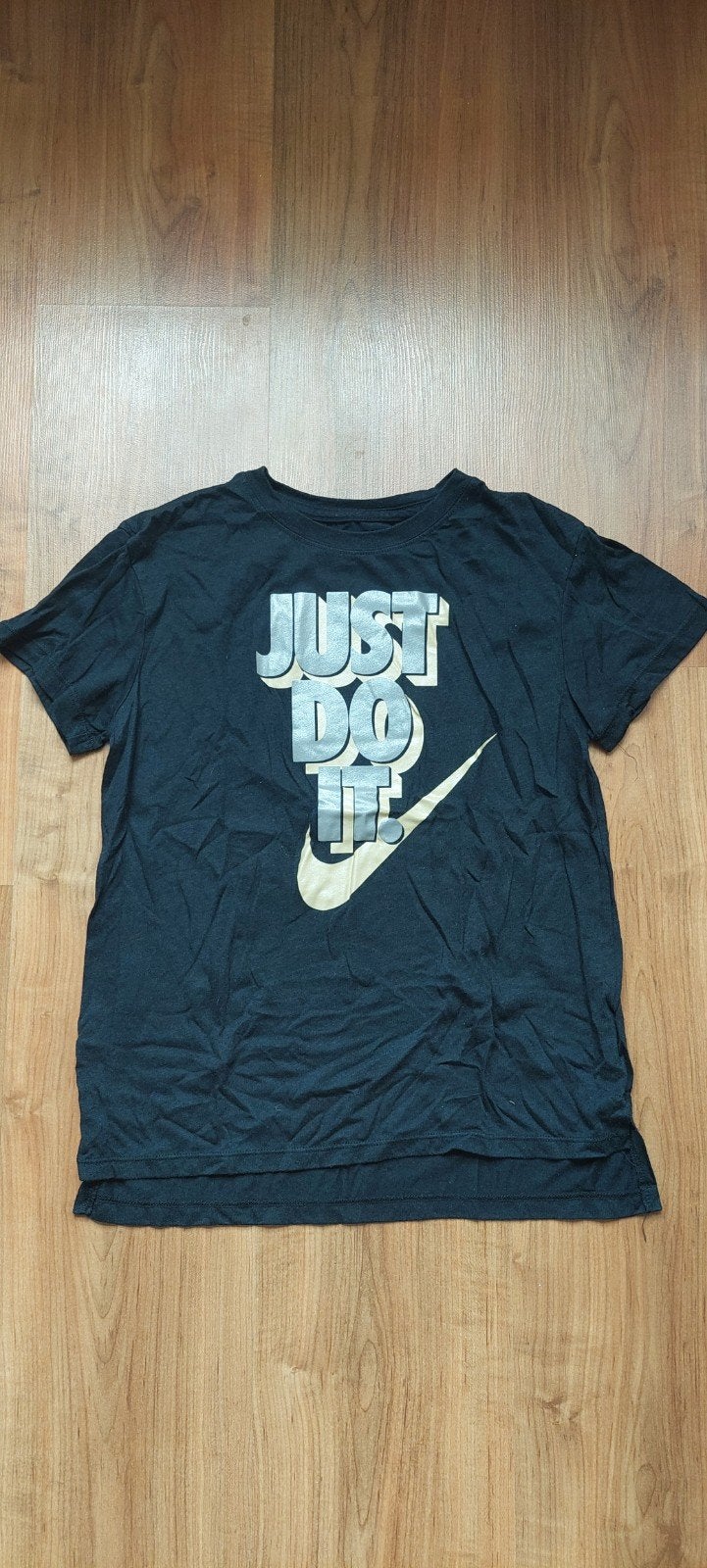 Nike T-shirt zwart maat 146-152, Gebruikt, Meisje, Ophalen of Verzenden, Shirt of Longsleeve
