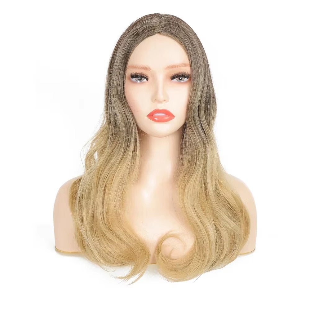 Blonde Lange Ombre Dames Pruik, Verzenden, Nieuw, Pruik of Haarverlenging