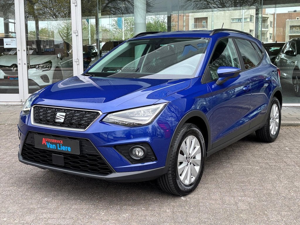 SEAT Arona 1.0 TSI 95pk Style Business Intense|NL Auto| Navi, Auto's, Keurmerk '100% Onderhouden', 12 maanden, Stof, Gebruikt