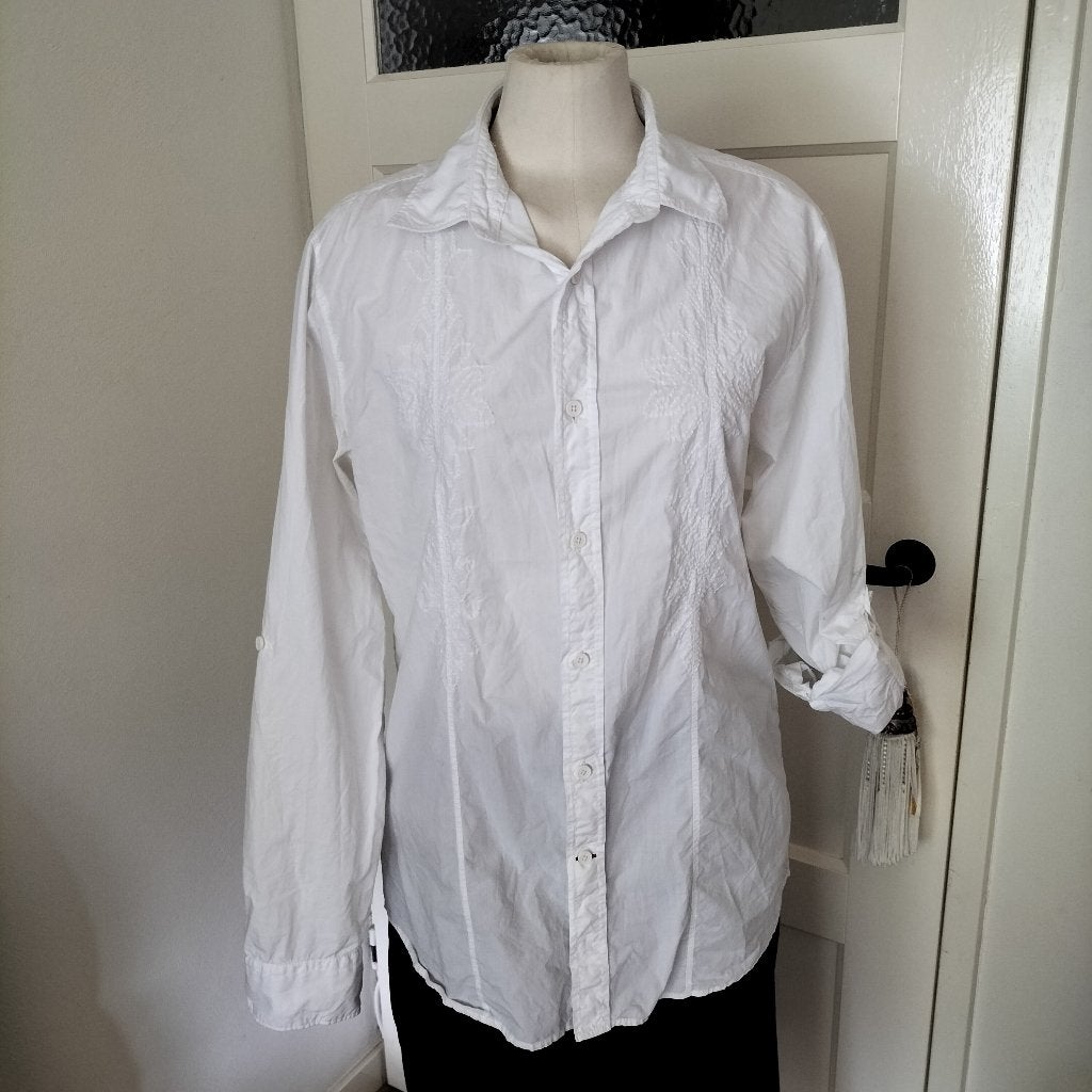 Blouse Guess, Kleding | Dames, Blouses en Tunieken, Maat 38/40 (M), Guess, Wit, Ophalen of Verzenden