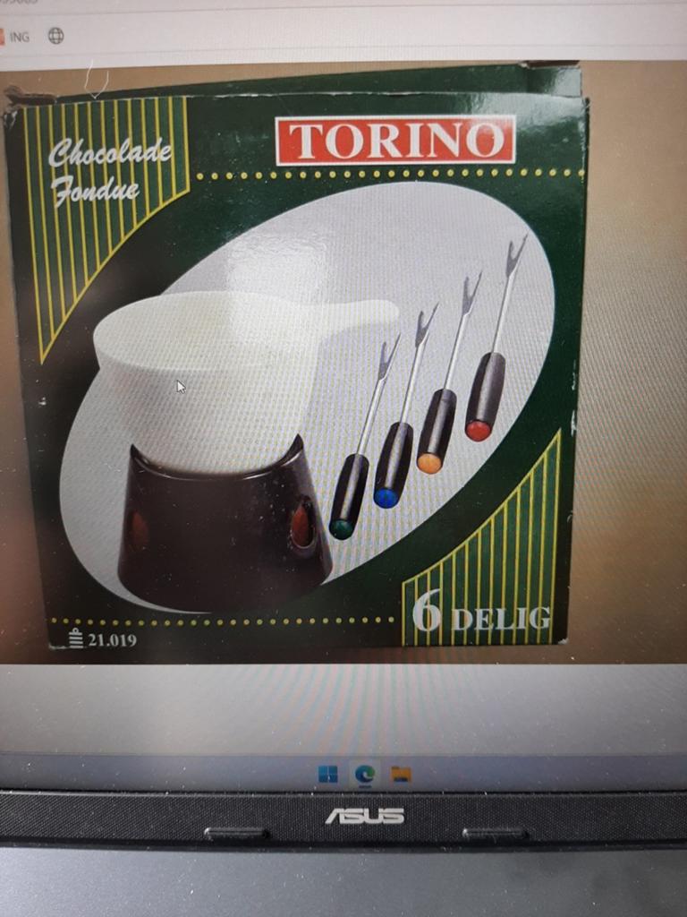 Fondue set., Ophalen of Verzenden, Zo goed als nieuw, Waxinelicht, Fondueset
