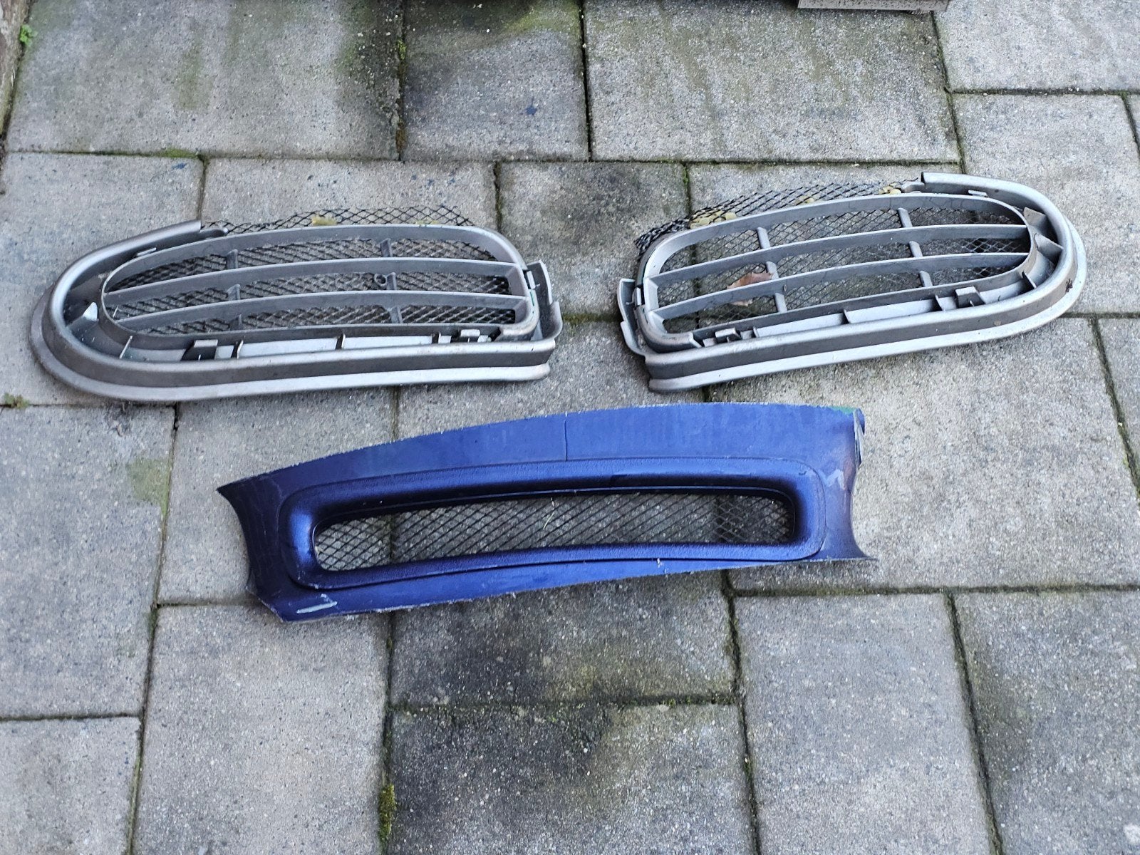 Bumper inlaatroosters Porsche Boxster (S) 986, Gebruikt, Voor, Porsche, Ophalen of Verzenden