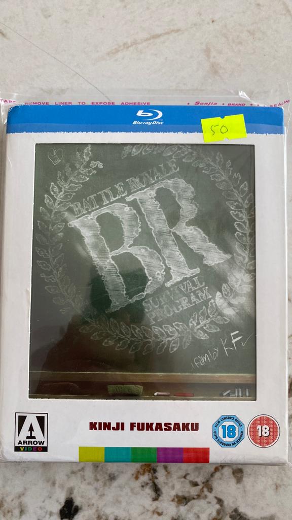 Battle royale blu ray limited window box arrow, Ophalen of Verzenden, Zo goed als nieuw, Horror