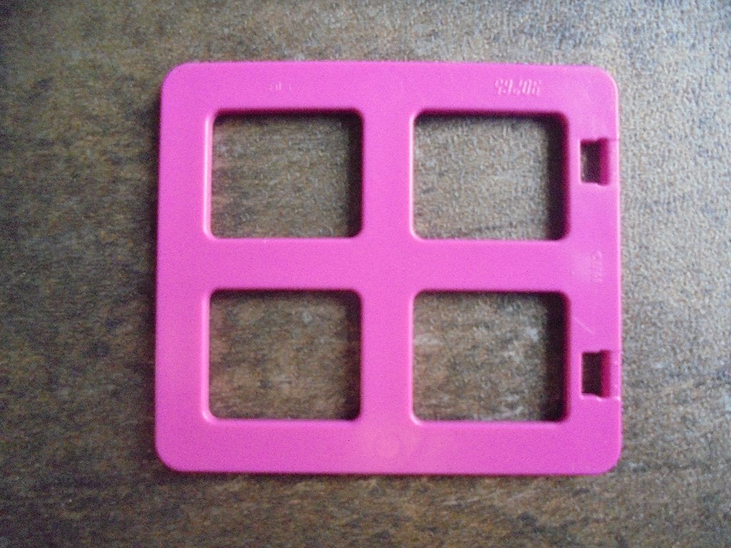 Lego Duplo D/W Pane 1x4x3 with 4 Same Panes (zie foto's) 2, Ophalen of Verzenden, Gebruikt, Losse stenen, Duplo