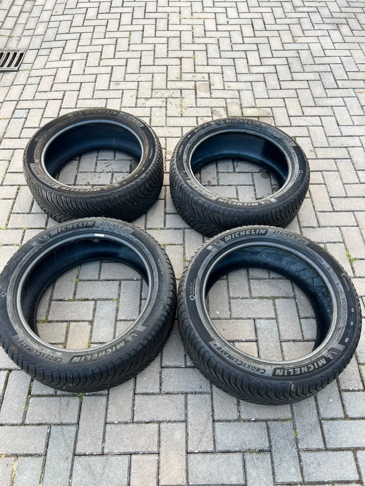 275/45R20 michelin all seasons 5mm CrossClimate 2, Gebruikt, 275 mm, Ophalen of Verzenden, All Season