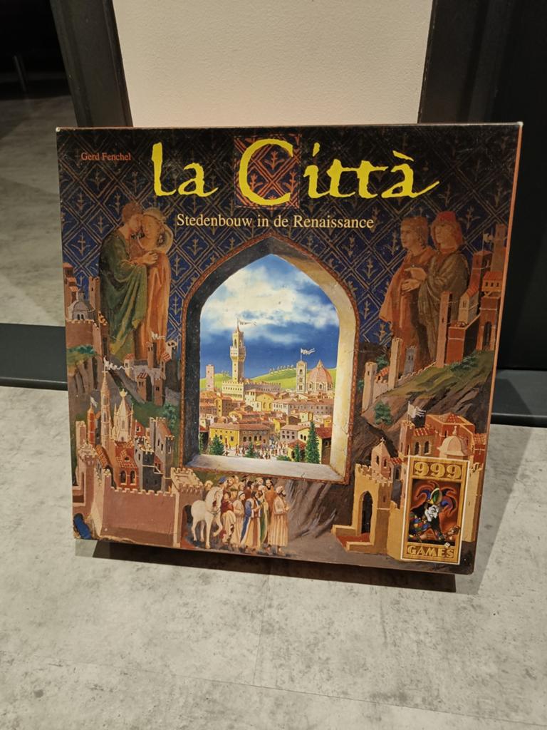 La Città: Stedenbouw in de Renaissance Bordspel, Vijf spelers of meer, Ophalen of Verzenden, Zo goed als nieuw, 999 Games