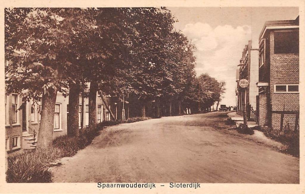 Sloterdijk Spaarnwouderdijk Amsterdam, Verzenden, Voor 1920, Gelopen, Noord-Holland