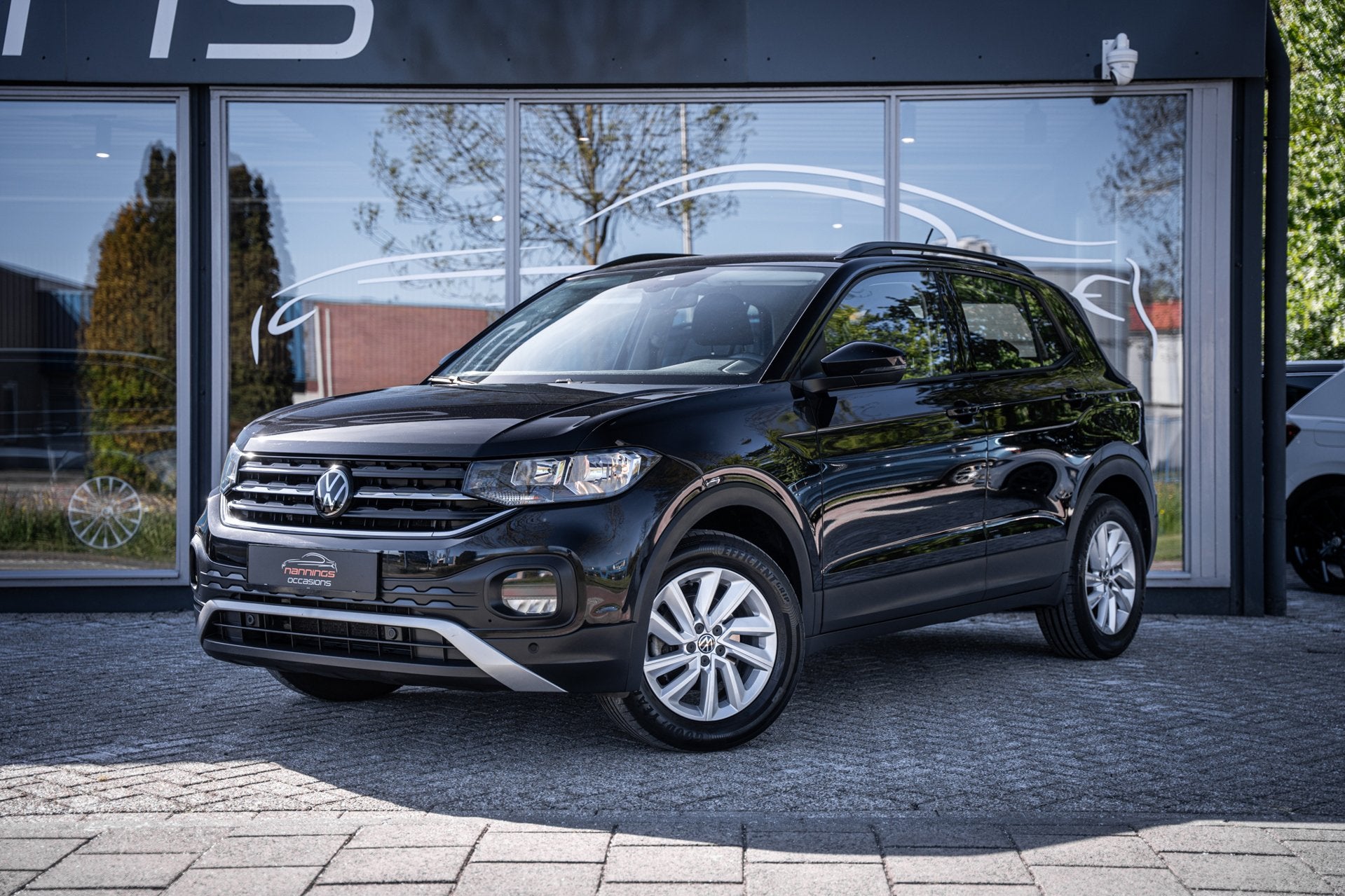 Volkswagen T-Cross 1.0 TSI Life|Camera|Digital dash|Stoelver, Auto's, Volkswagen, Gebruikt, Zwart, Bedrijf, 3 cilinders