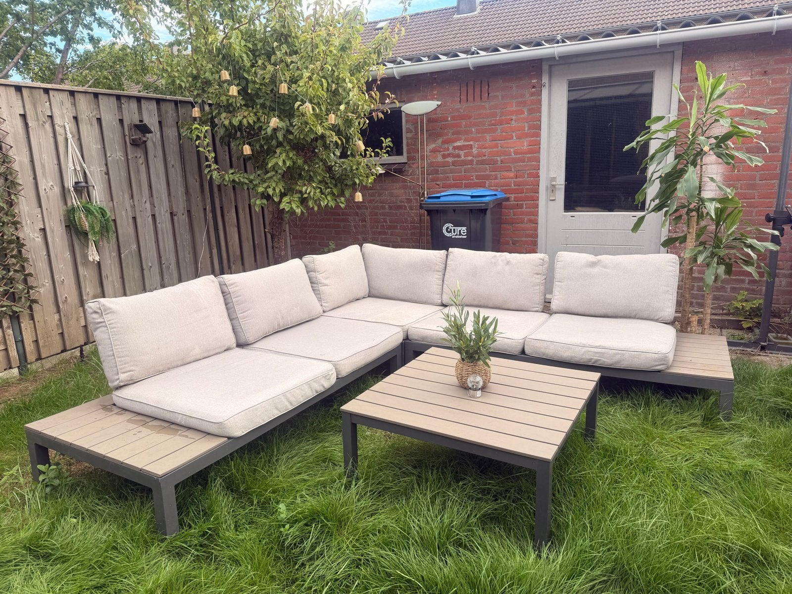 Bois le Duc Loungeset, Ophalen, 5 zitplaatsen, Gebruikt, Aluminium