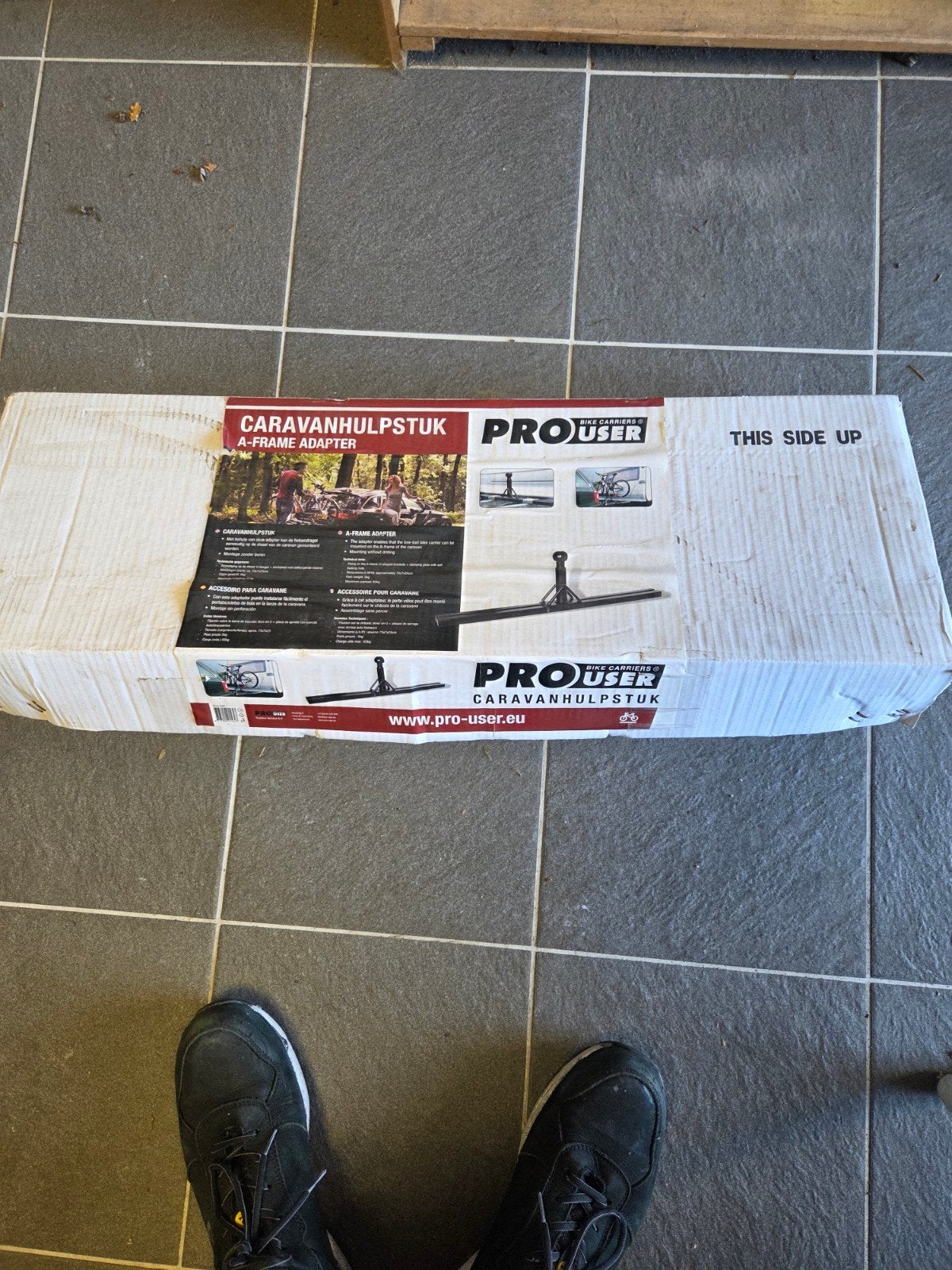 Pro-User Caravanhulpstuk A-Frame Adapter, Auto diversen, Fietsendragers, Ophalen of Verzenden, Zo goed als nieuw, Fietsendrager-accessoire