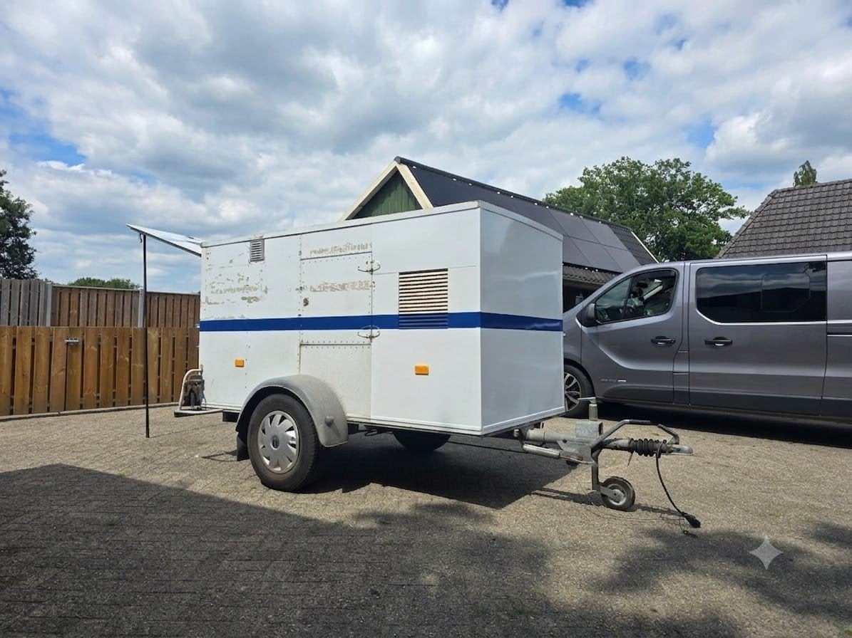 Opknapper enkelasser aanhanger boedelbak, Gebruikt, ., Ophalen of Verzenden, .