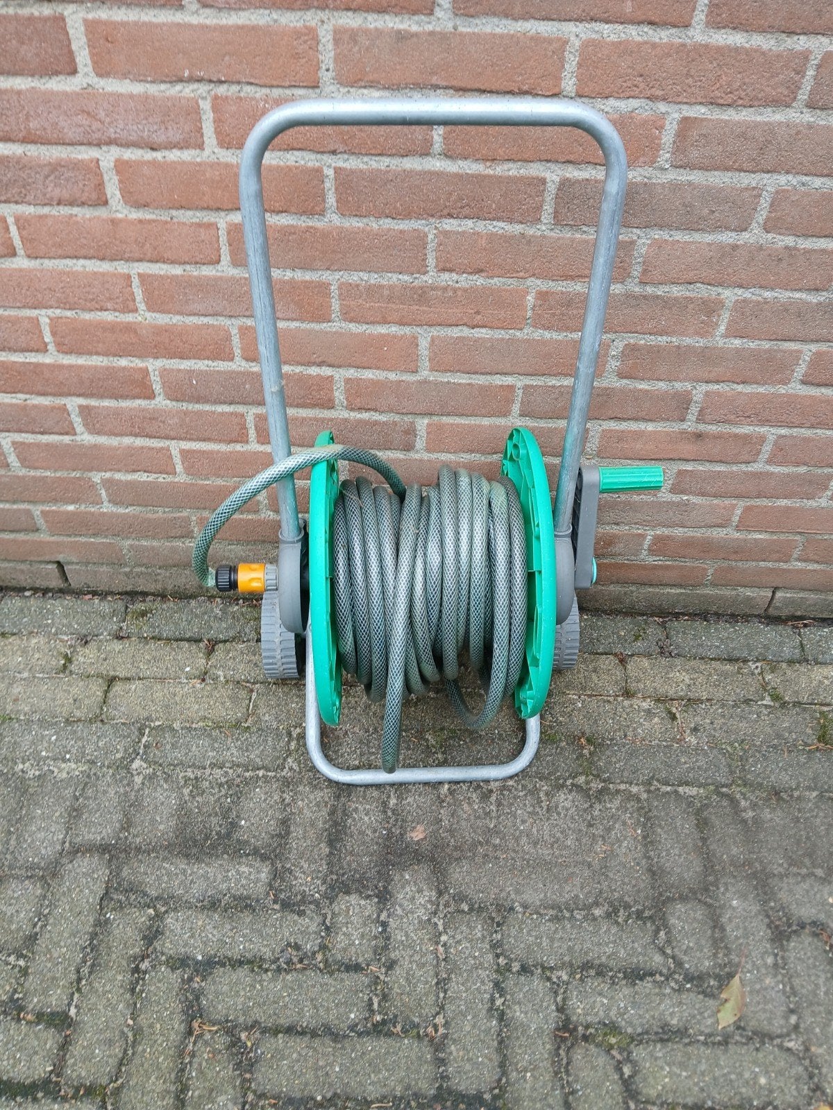 Tuinslangset met harspel, Ophalen, Gebruikt, Tuinslanghaspel
