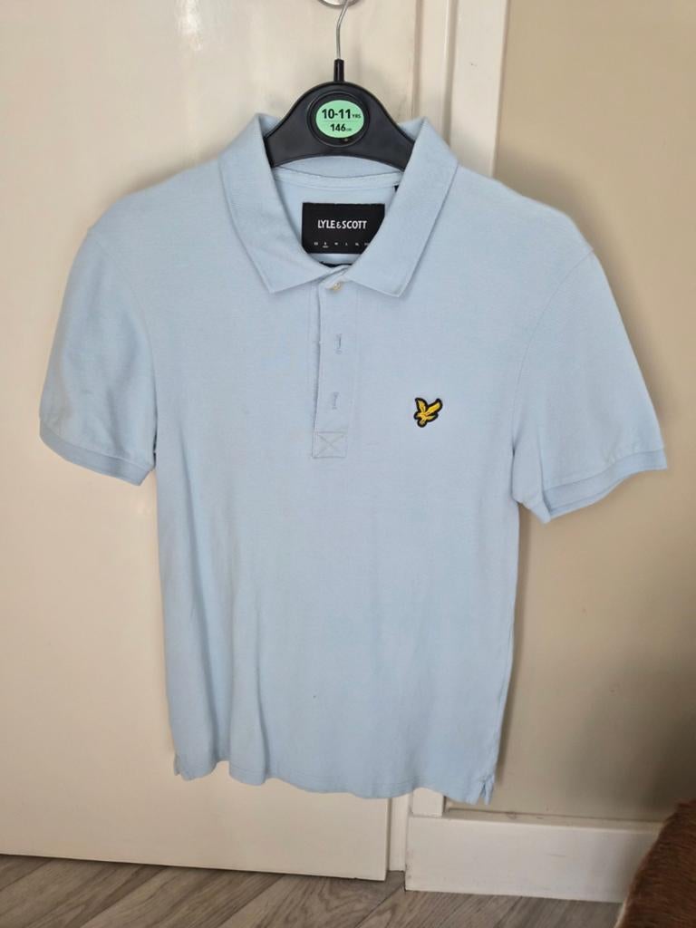 Lyle and scott polo maat S, Kleding | Heren, Polo's, Ophalen of Verzenden, Zo goed als nieuw, Blauw