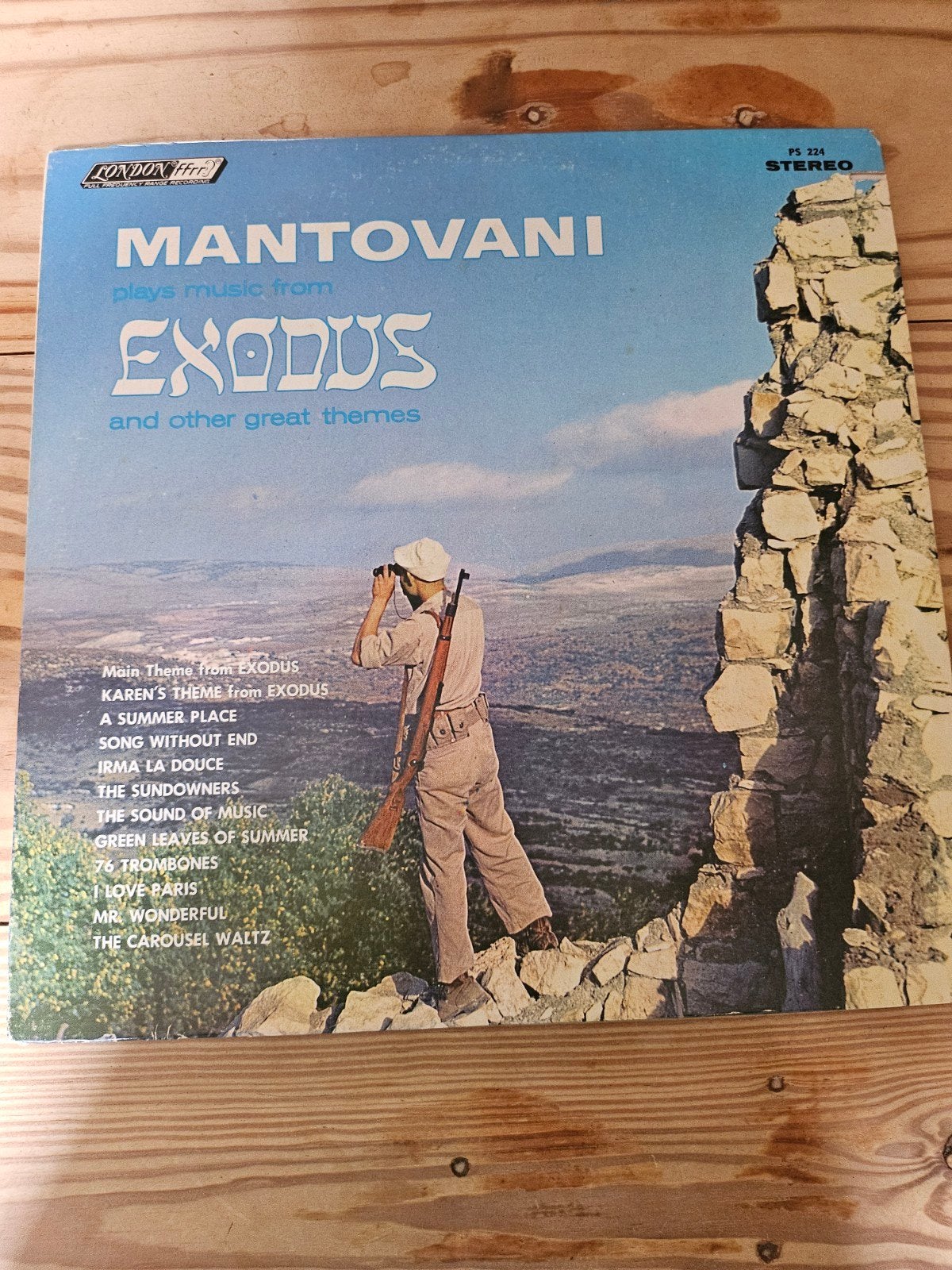 Mantovani - Great Theme Music from Exodus LP, Ophalen of Verzenden, Gebruikt