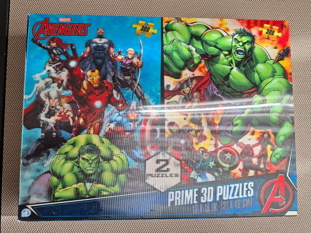 Marvel // Avenger - 3D puzzel x 2, Ophalen of Verzenden, Meer dan 50 stukjes, Nieuw, 6 jaar of ouder