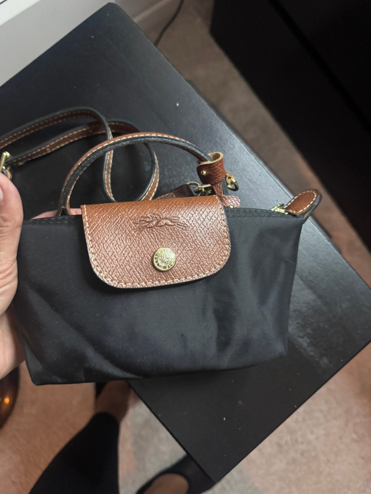 Longchamp, Ophalen of Verzenden, Nieuw, Zwart, Handtas