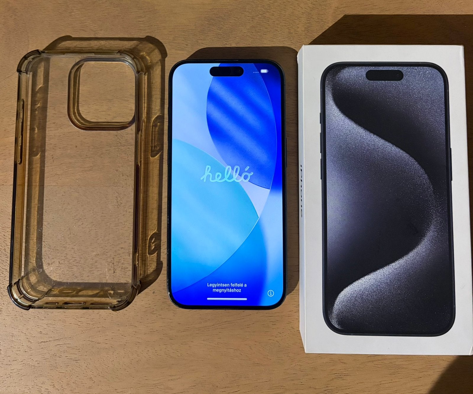 Iphone 15 pro, 80 %, Gebruikt, Blauw, Zonder simlock