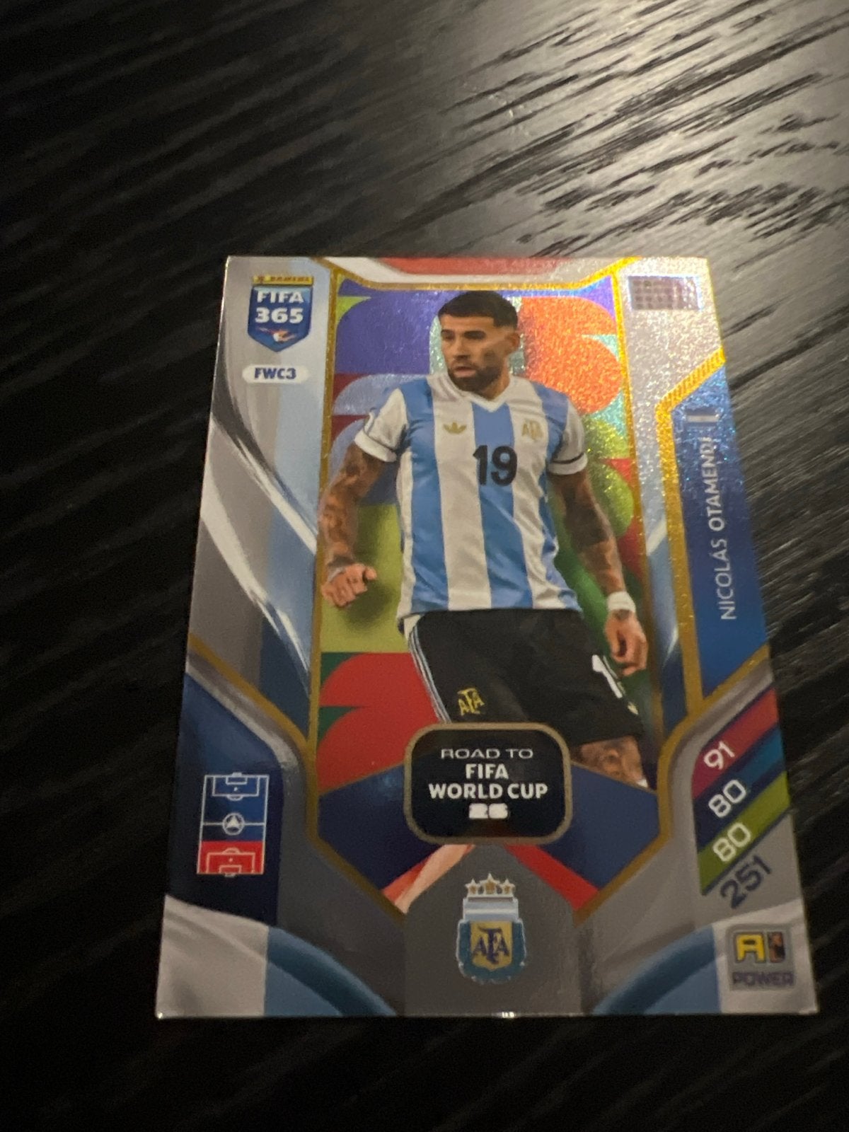 Panini FIFA 365 Adrenalyn XL Nicolas Otamendi kaart, Ophalen, Zo goed als nieuw, Buitenlandse clubs, Spelerskaart