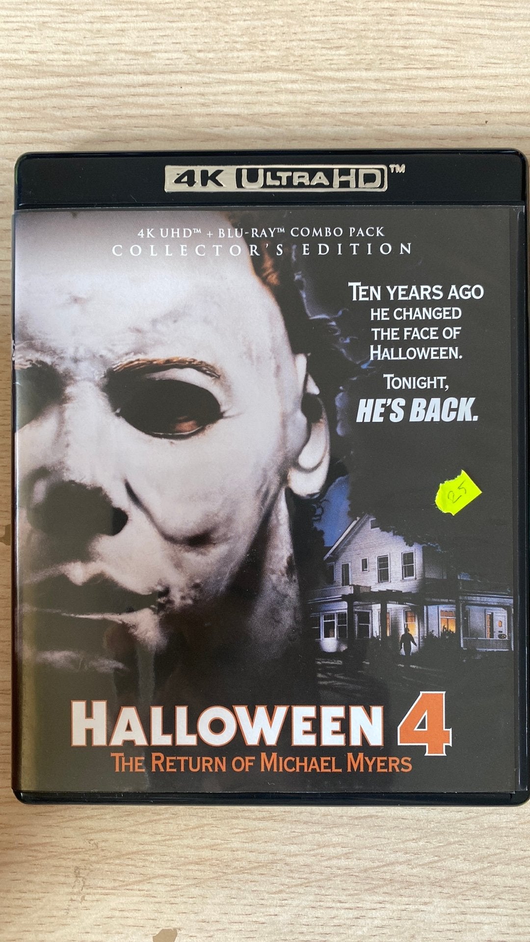 Halloween 4 4k uhd blu ray horror, Cd's en Dvd's, Ophalen of Verzenden, Zo goed als nieuw, Horror