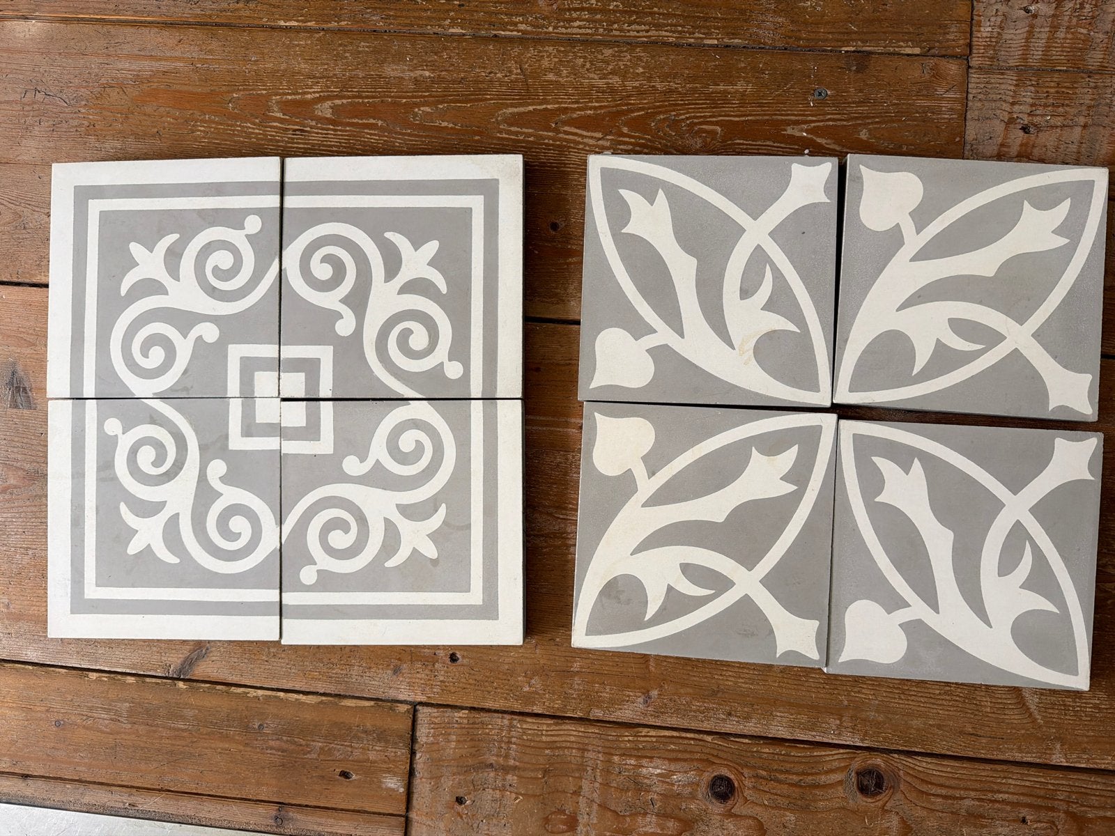 Castelo cementtegels met patroon - 8 stuks, Doe-het-zelf en Verbouw, Tegels, Ophalen, Overige materialen, Nieuw, 20 tot 40 cm