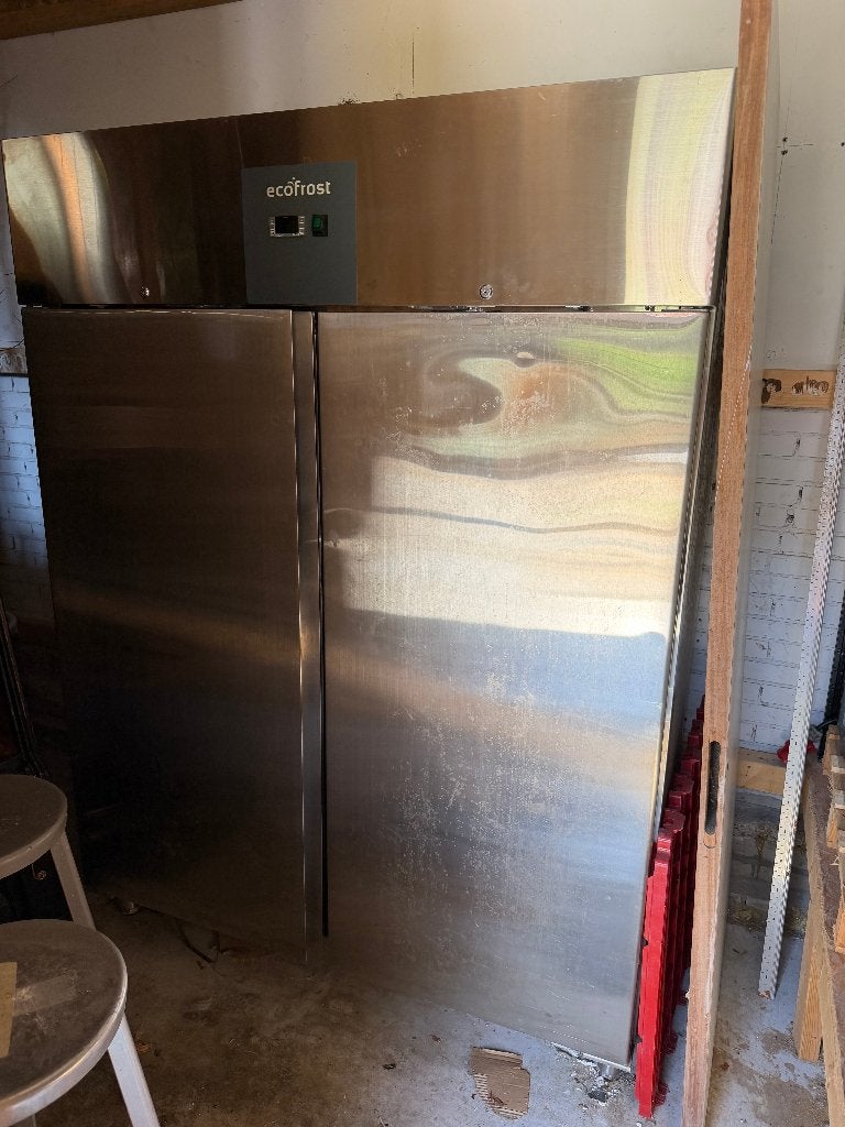 Ecofrost professionele horeca vrieskast 2-deurs RVS, Ophalen, Gebruikt, Koelen en Vriezen