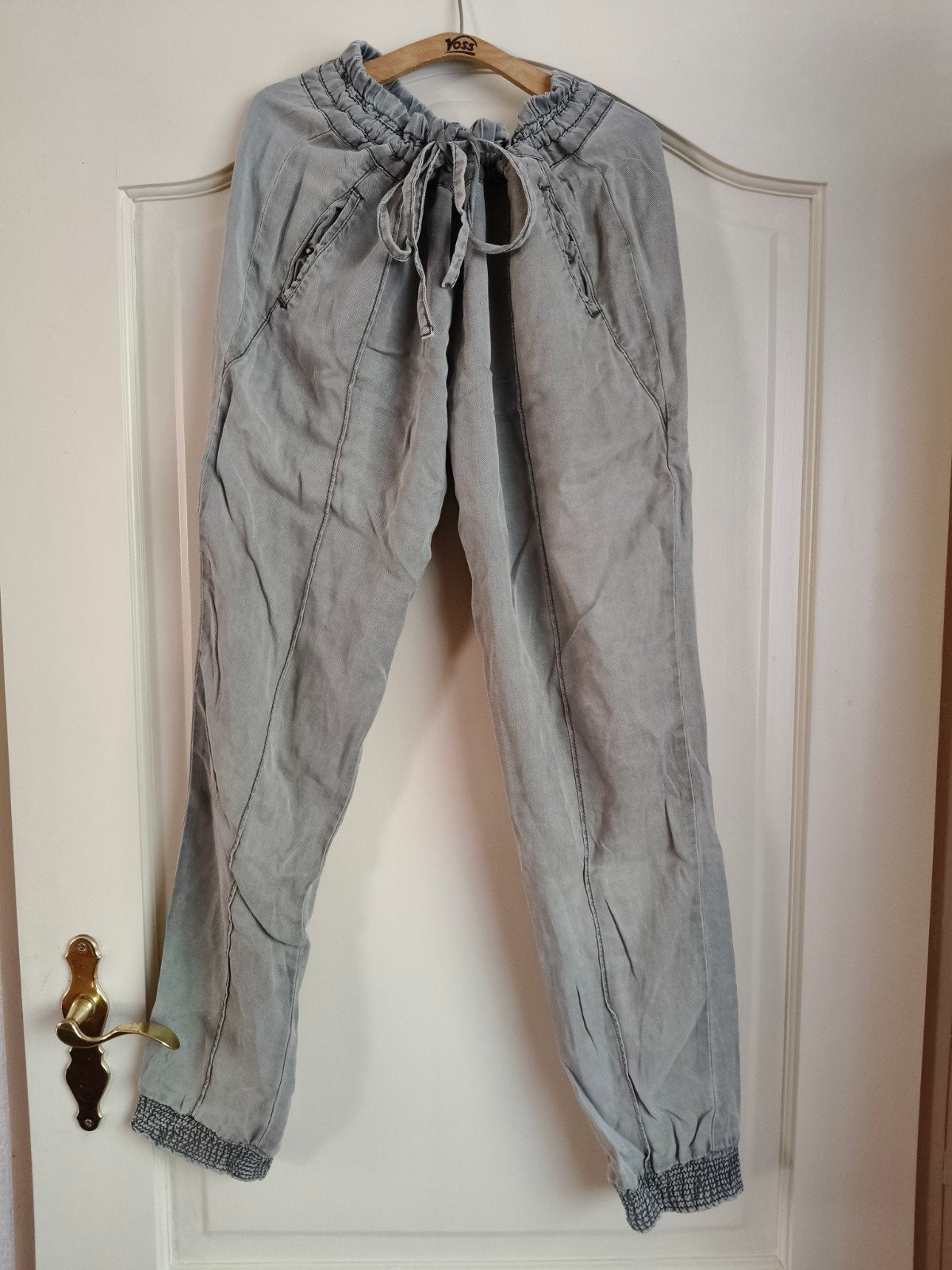 Sutherland broek maat 38, gedragen maar netjes, Gedragen, Ophalen, Maat 38/40 (M), Grijs