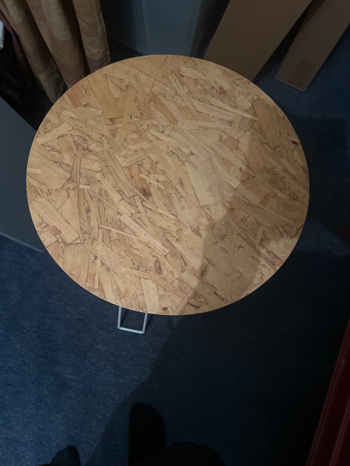Zuiver bijzettafel 60 cm - Modern en functioneel, Gebruikt, Rond, 55 tot 75 cm, Hout