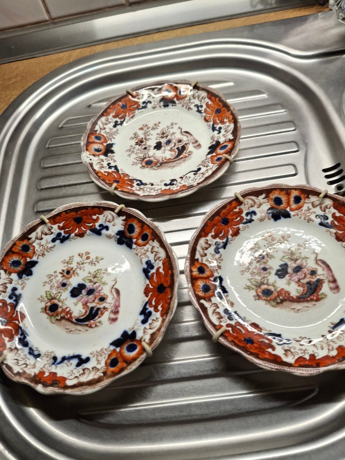 3 bordjes, Ophalen of Verzenden