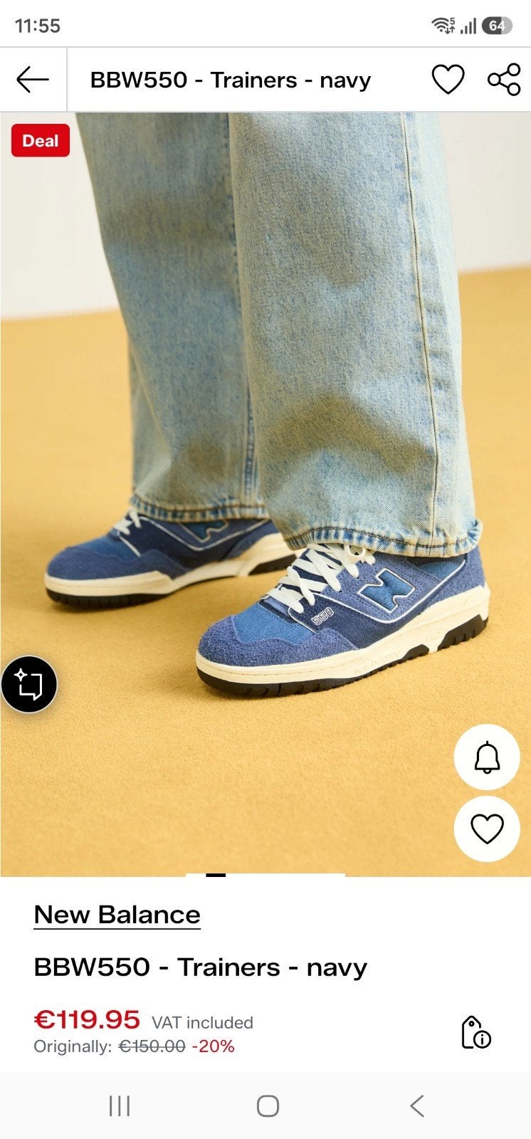 New Balance BBW550 - Trainers - navy unisex, Blauw, New Balance, Nieuw, Ophalen of Verzenden