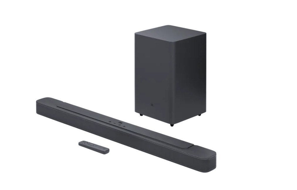 JBL 2.1 Dolby Soundbar met draadloze subwoofer, Ophalen, Bluetooth, Gebruikt