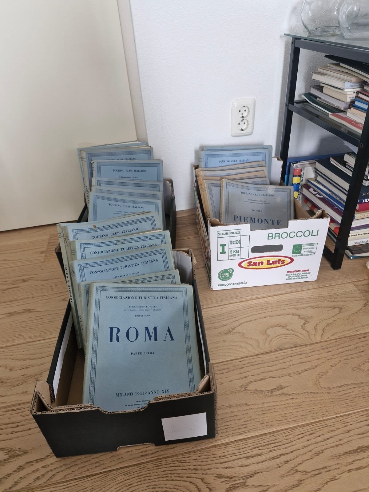 Italiaanse Geschiedenisboeken uit 1940 - Voor de Liefhebber, Boeken, Ophalen of Verzenden