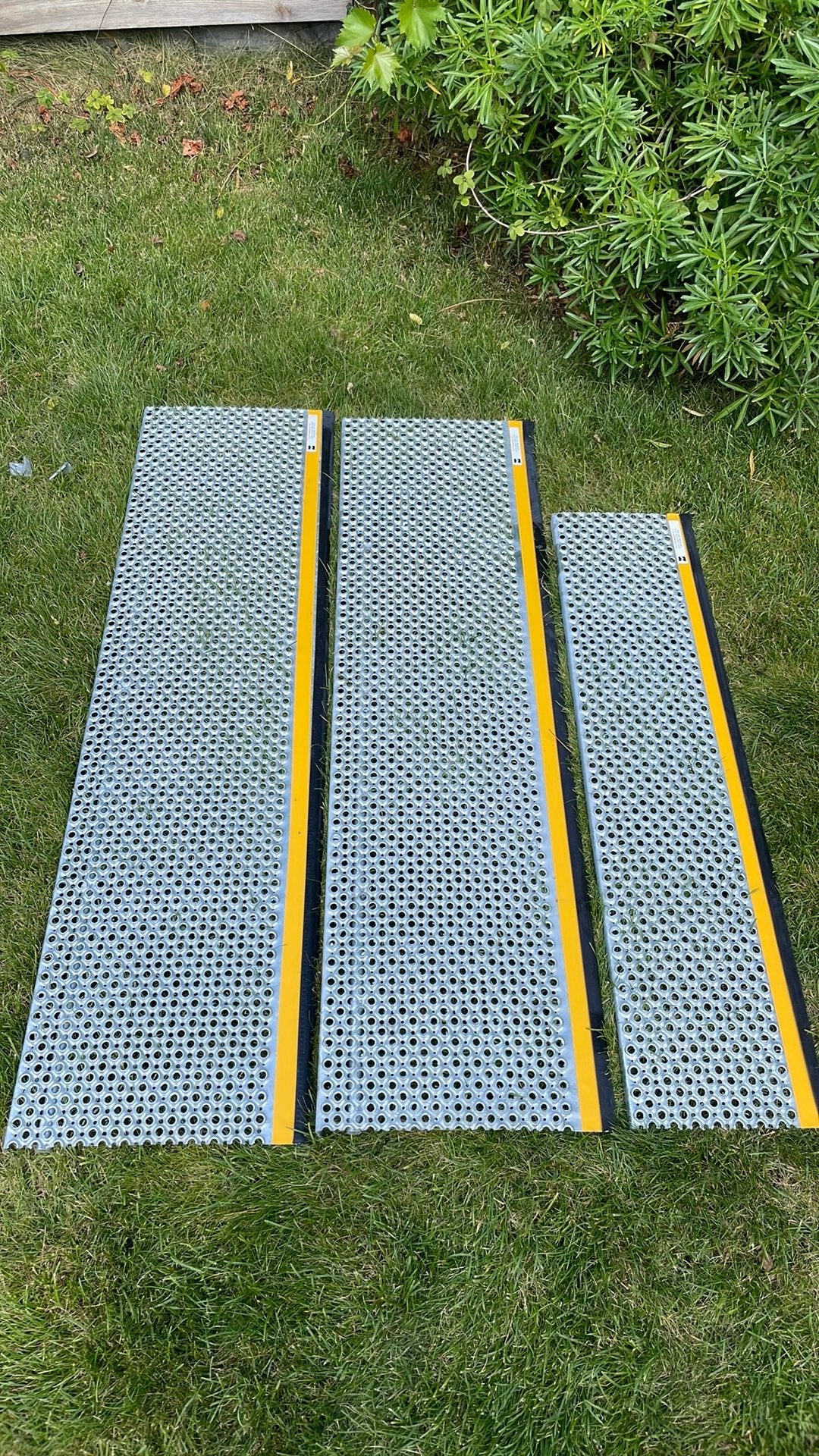 Oprijplaten drempelhulp nieuw oprijplaat rollator, rolstoel, Ophalen, Zo goed als nieuw, Elektrische rolstoel