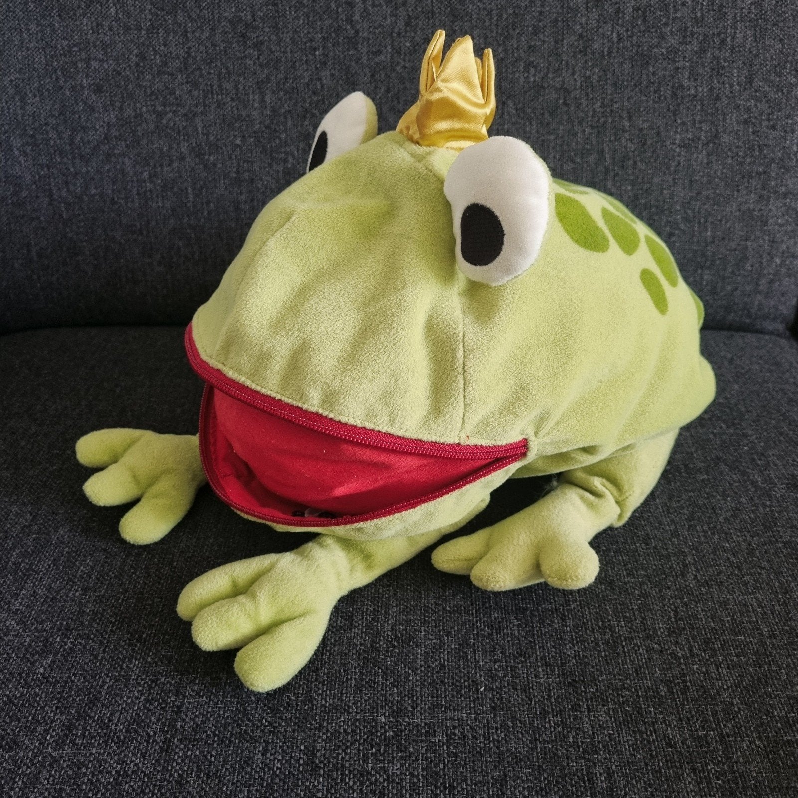 Ikea minnen groda kikkerprins knuffel kikker frog, Ophalen of Verzenden, Zo goed als nieuw, Kikker
