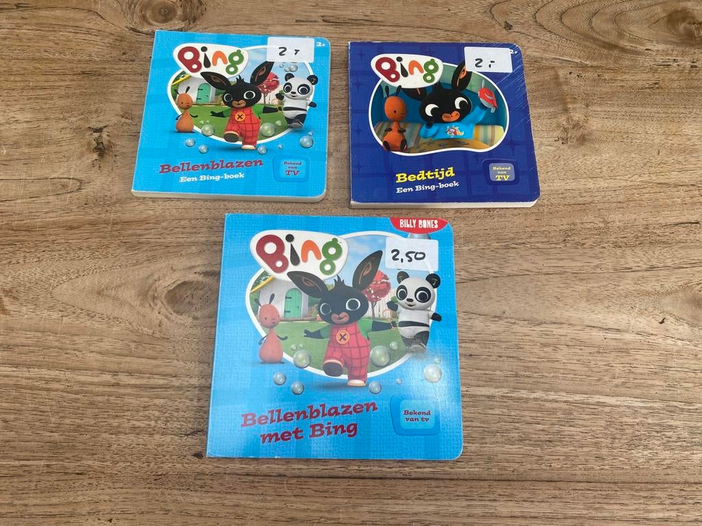 Kartonnen boekjes Bing, zgan, losse verkoop, Ophalen of Verzenden, Zo goed als nieuw