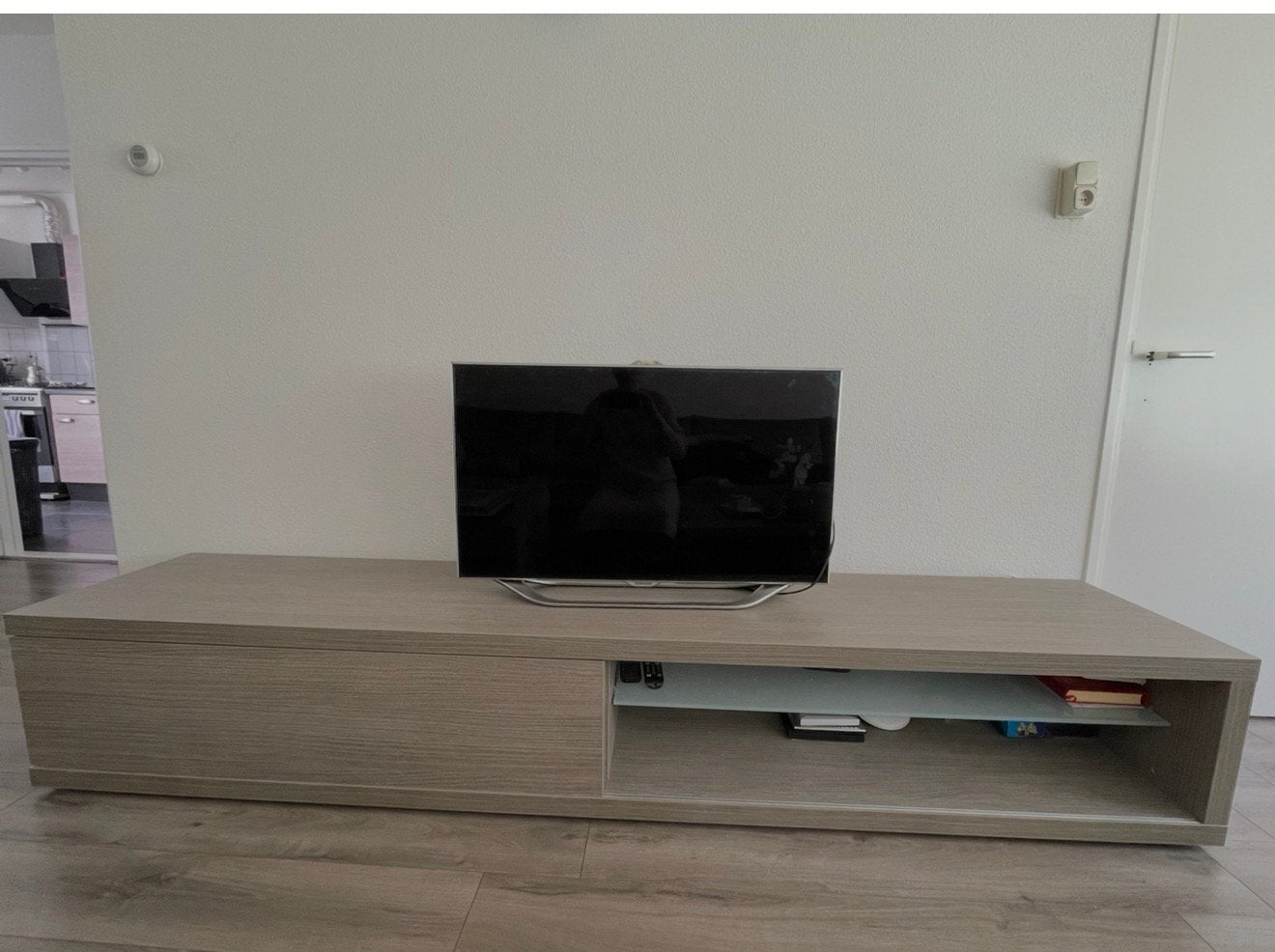 TV-kast, Huis en Inrichting, Ophalen, Zo goed als nieuw, 200 cm of meer, Minder dan 100 cm