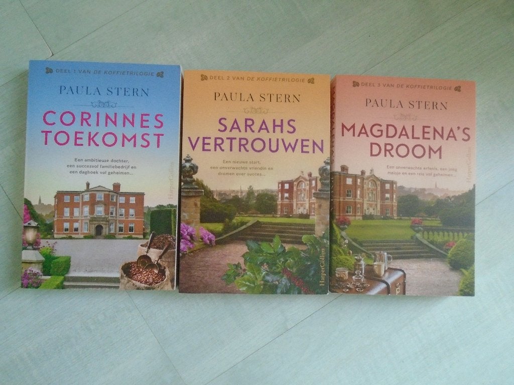 paula stern, koffietrilogie, Boeken, Ophalen of Verzenden, Zo goed als nieuw, Paula  stern