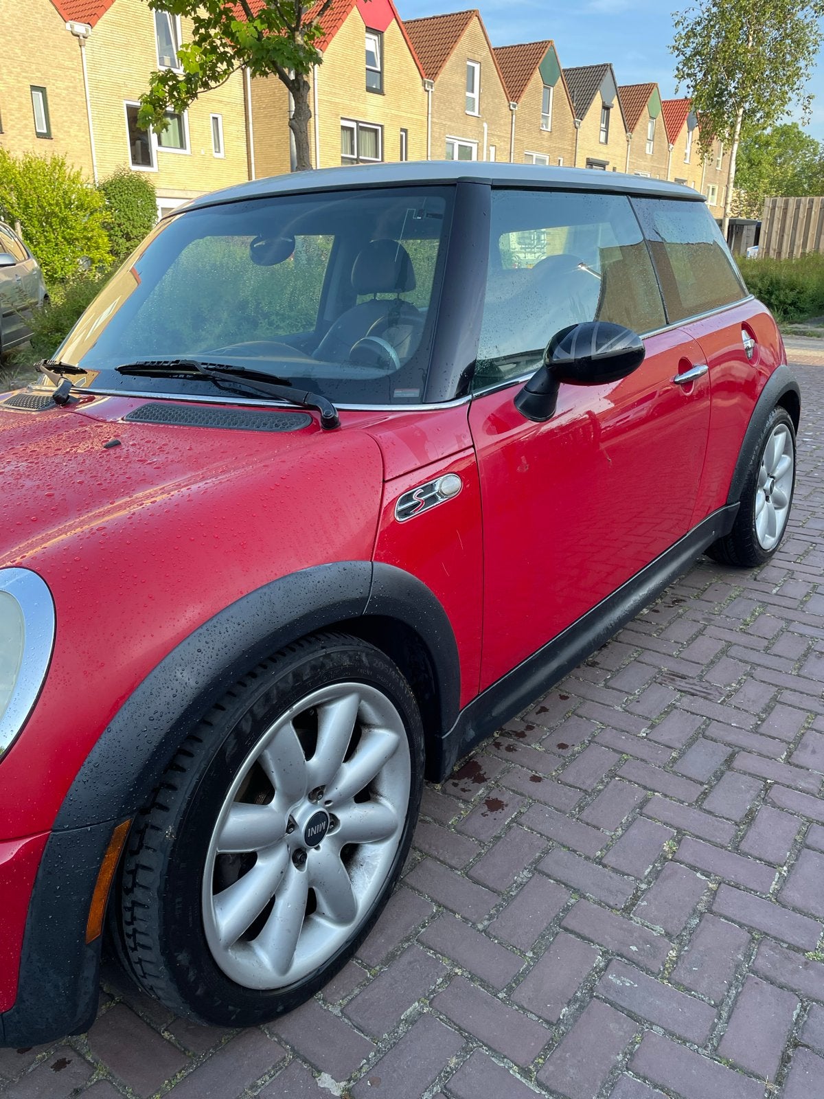 Mini Cooper S R53 (bespreekbaar), Zwart, 4 cilinders, 163 pk, Leder