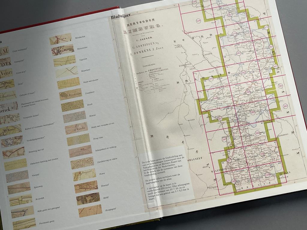 Grote Historische Provincie Atlas - Limburg 1837-1844, Overige atlassen, Ophalen of Verzenden, Zo goed als nieuw, 1800 tot 2000