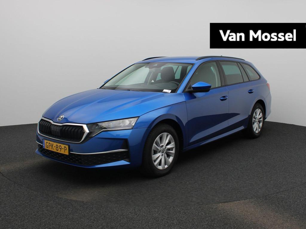 Skoda Octavia Combi 1.5 TSI MHEV Business Edition 115 PK | A, Auto's, Skoda, 12 maanden, Stof, 4 cilinders, Blauw