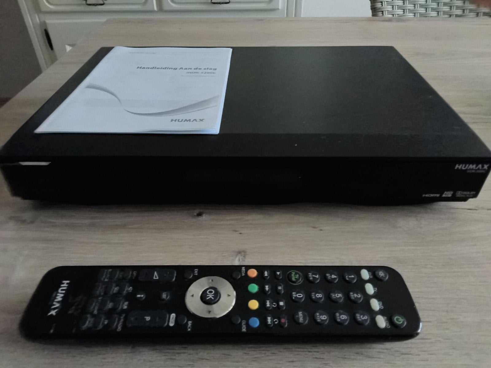 Humax iHDR-5200C Digitale HD-recorder met afstandsbediening, Ophalen of Verzenden, Gebruikt